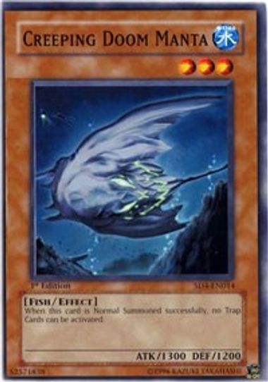 Creeping Doom Manta (SD4-EN014) [Structure Deck: Fury from the Deep]