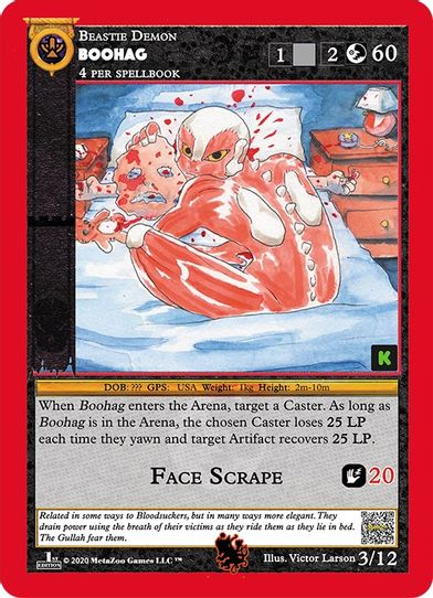 Boohag (3) [Cryptid Nation: Kickstarter Edition Tribal Theme Decks]