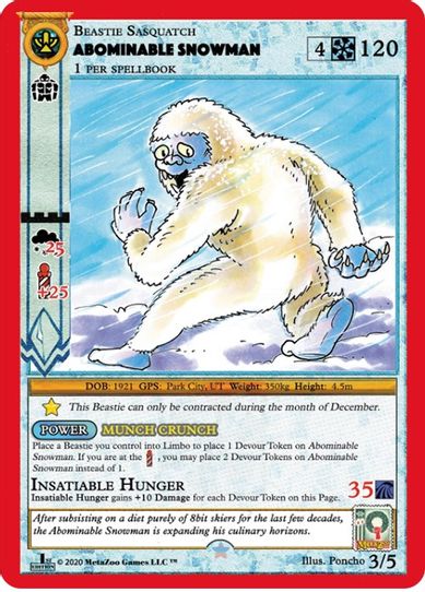 Abominable Snowman (First Edition) (3/5) [Holiday Promos]
