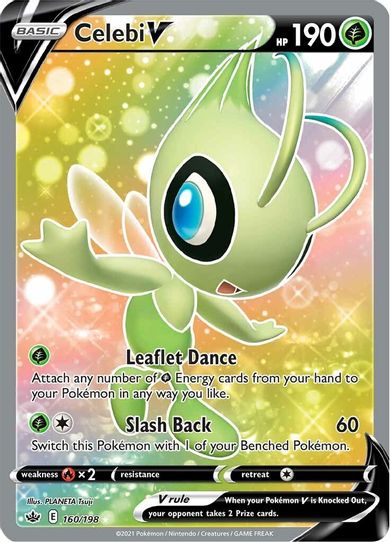 Celebi V (Full Art) (160/198) [Sword & Shield: Chilling Reign]