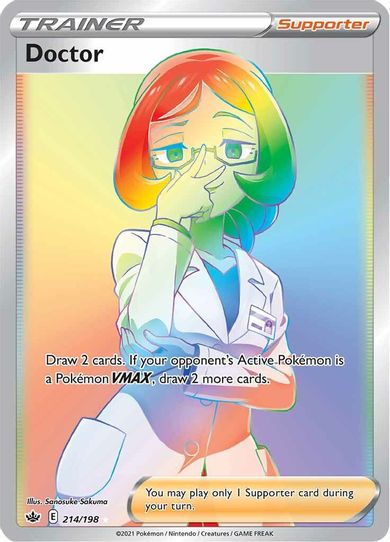 Doctor (Secret) (214/198) [Sword & Shield: Chilling Reign]