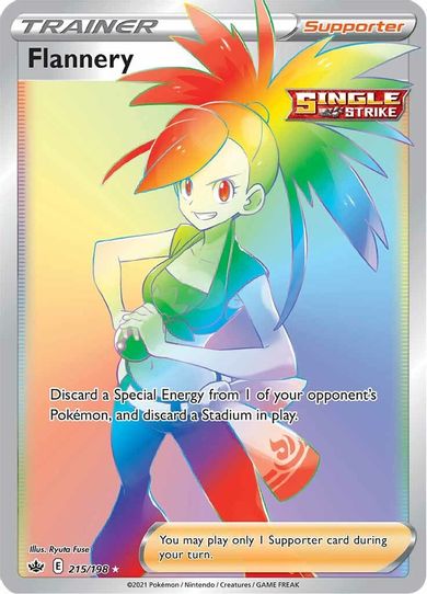 Flannery (Secret) (215/198) [Sword & Shield: Chilling Reign]