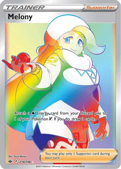 Melony (Secret) (218/198) [Sword & Shield: Chilling Reign]