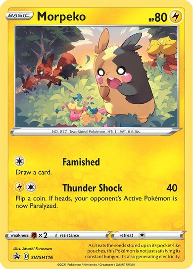 Morpeko SWSH116 (SWSH116) [SWSH: Sword & Shield Promo Cards]