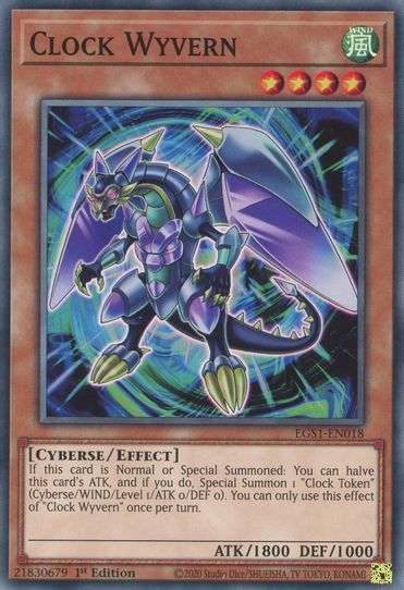 Clock Wyvern (EGS1-EN018) [Egyptian God Deck: Slifer the Sky Dragon]