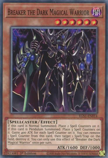 Breaker the Dark Magical Warrior (EGS1-EN014) [Egyptian God Deck: Slifer the Sky Dragon]