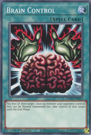 Brain Control (EGO1-EN023) [Egyptian God Deck: Obelisk the Tormentor]