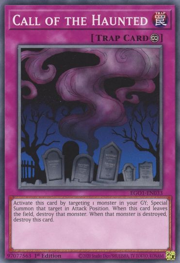 Call of the Haunted (EGO1-EN033) [Egyptian God Deck: Obelisk the Tormentor]