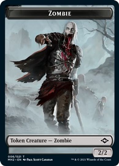 Clue // Zombie Double-sided Token [Modern Horizons 2]