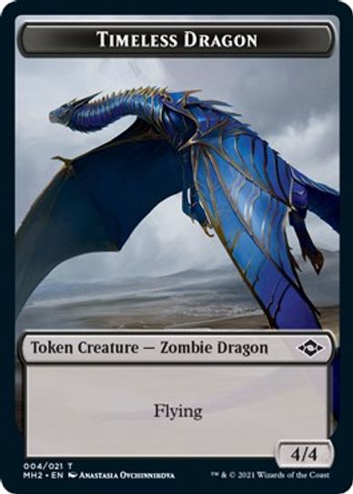 Clue // Timeless Dragon Double-sided Token [Modern Horizons 2]
