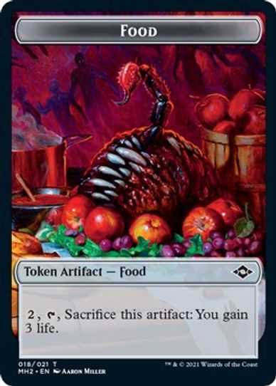 Food // Thopter Double-sided Token [Modern Horizons 2]