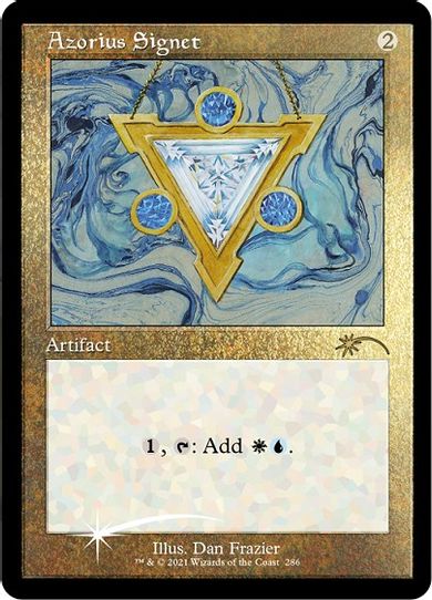 Azorius Signet (Foil Etched) (286) [Secret Lair Drop Series]