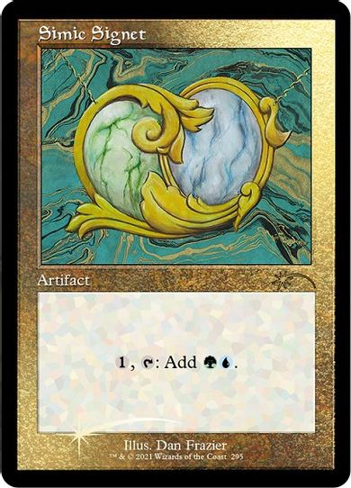Simic Signet (Foil Etched) (295) [Secret Lair Drop Series]