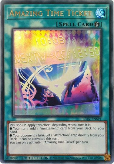 Amazing Time Ticket (LIOV-ENSP) (LIOV-ENSP1) [Lightning Overdrive]
