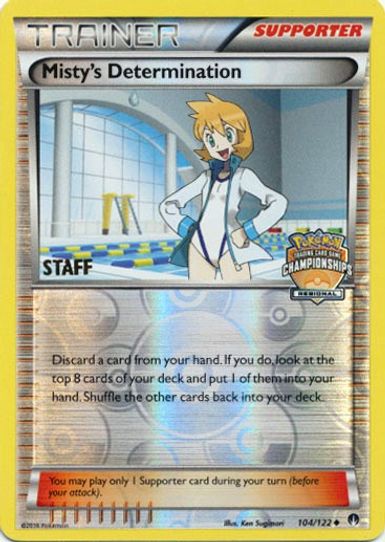Misty's Determination 104/122 (Regional Championship Promo) [Staff] [League & Championship Cards]