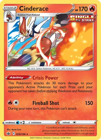 Cinderace 028/198 [Deck Exclusives]