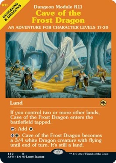 Cave of the Frost Dragon (Dungeon Module) (350) [Adventures in the Forgotten Realms]