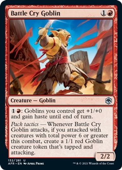 Battle Cry Goblin (132) [Adventures in the Forgotten Realms]