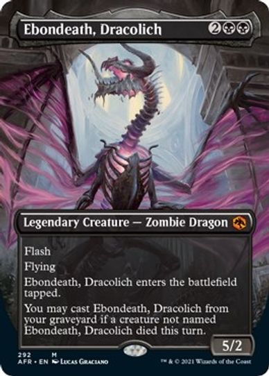 Ebondeath, Dracolich (Borderless) (292) [Adventures in the Forgotten Realms]