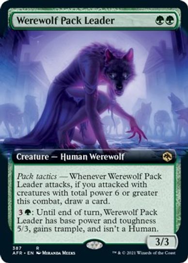 Werewolf Pack Leader (Extended Art) (387) [Adventures in the Forgotten Realms]
