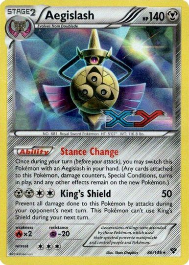 Aegislash 86/146 (Prerelease Promo) [XY Promos]