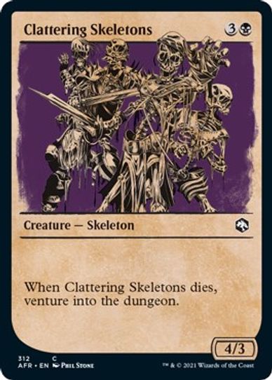 Clattering Skeletons (Showcase) (312) [Adventures in the Forgotten Realms]