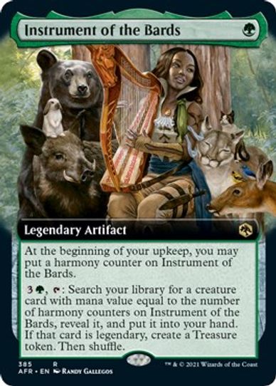 Instrument of the Bards (Extended Art) (385) [Adventures in the Forgotten Realms]