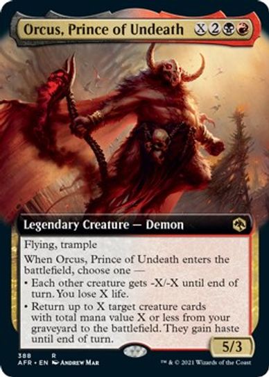 Orcus, Prince of Undeath (Extended Art) (388) [Adventures in the Forgotten Realms]