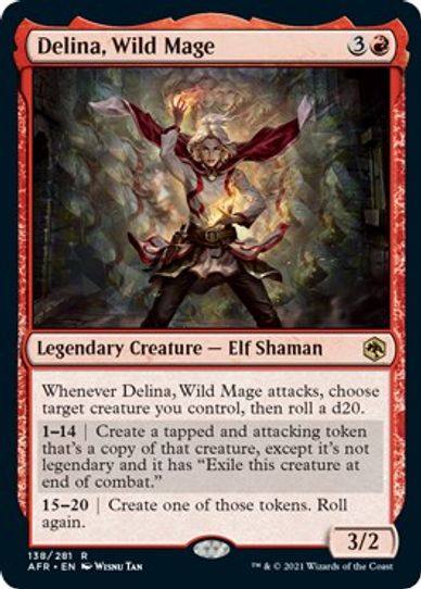 Delina, Wild Mage (138) [Adventures in the Forgotten Realms]