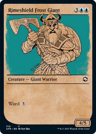 Rimeshield Frost Giant (Showcase) (310) [Adventures in the Forgotten Realms]