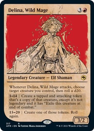 Delina, Wild Mage (Showcase) (317) [Adventures in the Forgotten Realms]