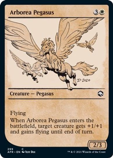 Arborea Pegasus (Showcase) (299) [Adventures in the Forgotten Realms]