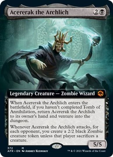 Acererak the Archlich (Extended Art) (372) [Adventures in the Forgotten Realms]