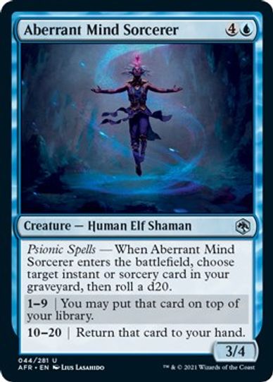 Aberrant Mind Sorcerer (44) [Adventures in the Forgotten Realms]