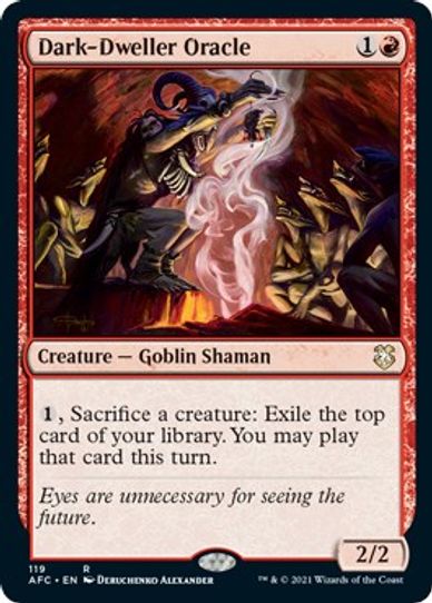 Dark-Dweller Oracle (119) [Commander: Adventures in the Forgotten Realms]