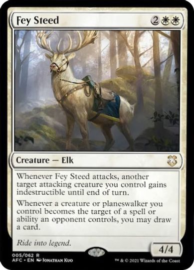 Fey Steed (5) [Commander: Adventures in the Forgotten Realms]