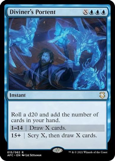 Diviner's Portent (15) [Commander: Adventures in the Forgotten Realms]