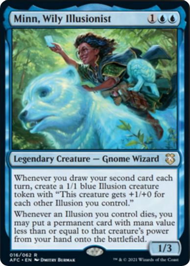 Minn, Wily Illusionist (16) [Commander: Adventures in the Forgotten Realms]