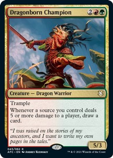 Dragonborn Champion (45) [Commander: Adventures in the Forgotten Realms]
