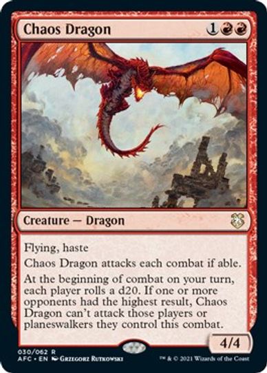 Chaos Dragon (30) [Commander: Adventures in the Forgotten Realms]