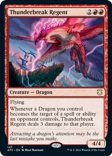 Thunderbreak Regent (147) [Commander: Adventures in the Forgotten Realms]