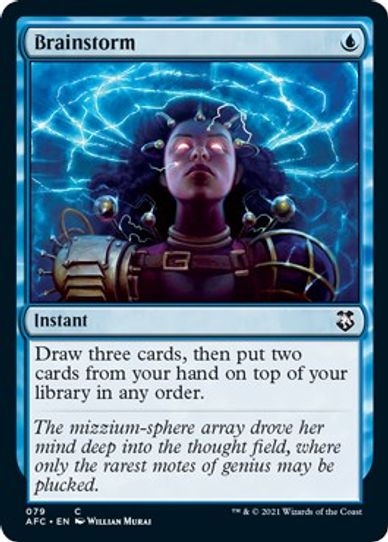 Brainstorm (79) [Commander: Adventures in the Forgotten Realms]