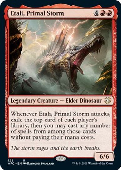 Etali, Primal Storm (126) [Commander: Adventures in the Forgotten Realms]