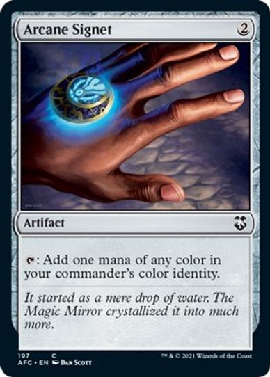 Arcane Signet (197) [Commander: Adventures in the Forgotten Realms]