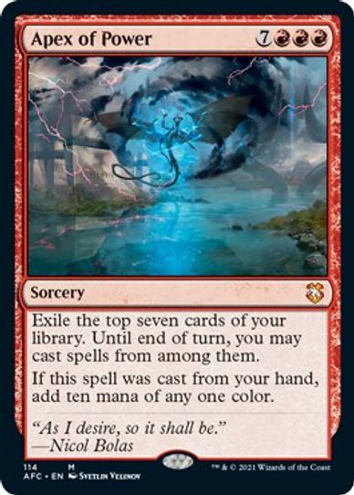 Apex of Power (114) [Commander: Adventures in the Forgotten Realms]