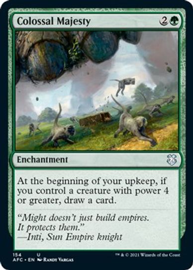 Colossal Majesty (154) [Commander: Adventures in the Forgotten Realms]
