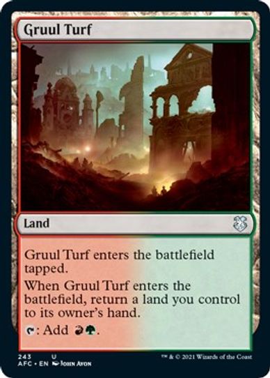 Gruul Turf (243) [Commander: Adventures in the Forgotten Realms]