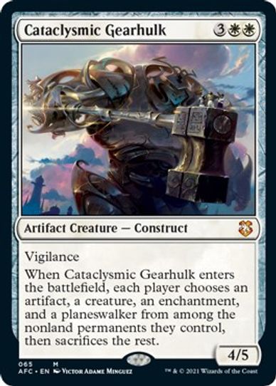 Cataclysmic Gearhulk (65) [Commander: Adventures in the Forgotten Realms]
