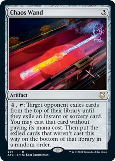 Chaos Wand (201) [Commander: Adventures in the Forgotten Realms]
