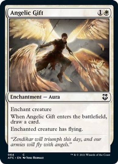 Angelic Gift (64) [Commander: Adventures in the Forgotten Realms]